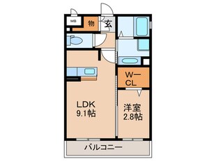 コピス神領の物件間取画像